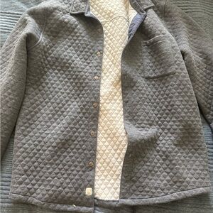 Marine Layer Navy Quilted Jacket